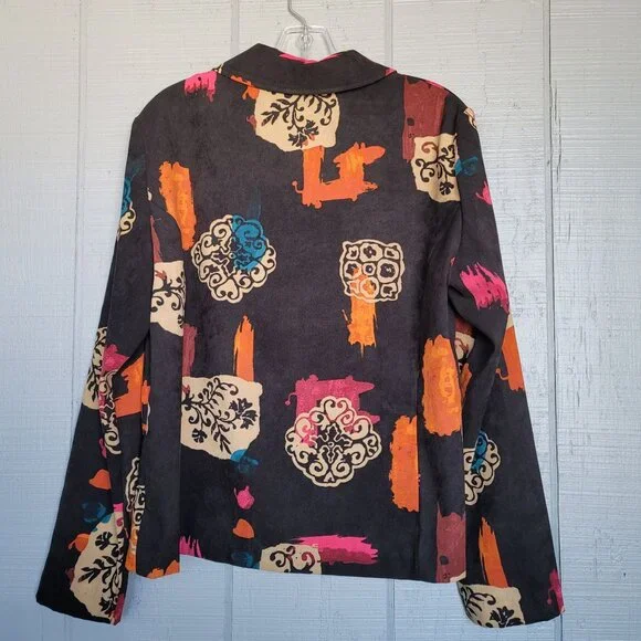 Briggs New York Painted Long-Sleeve Shirt. Size L - Picture 2 of 6